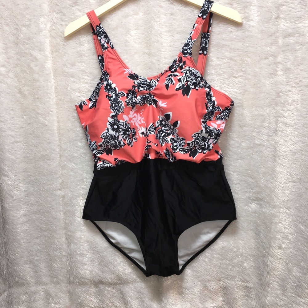 One Piece Swimsuit With Flower Details